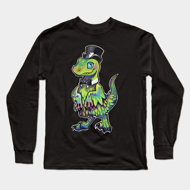 Dapper raptor Long Sleeve T-Shirt by BiancaRomanStumpff